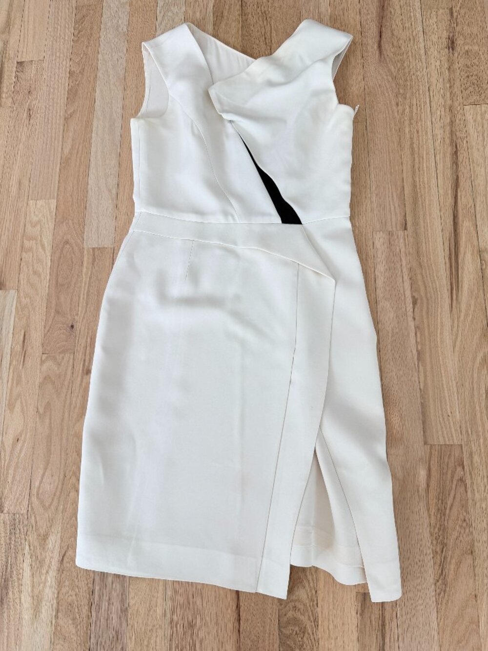 J. MENDEL PARIS DRESS SIZE 8 ASYMMETRICAL COCKTAIL DRESS UNIQUE